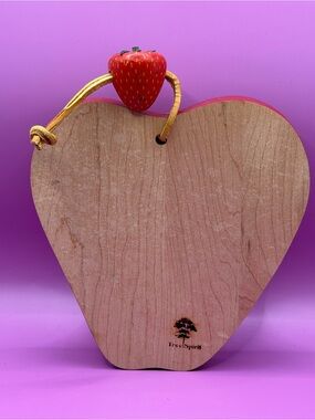 Strawberry Shaped Cutting Board